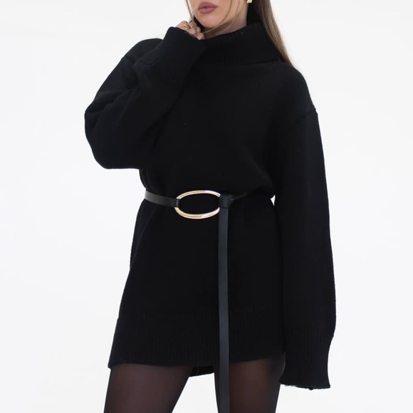 Rumored Denali Turtleneck Mini Dress - Picture 4 of 8